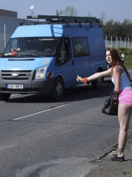 Young hitchhiker with great big ass banged — photo 2 of 24