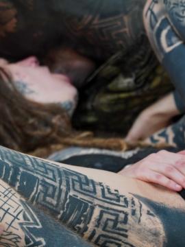 Tattoed Couple Hard Fucking And Anal Play — photo 6 of 15