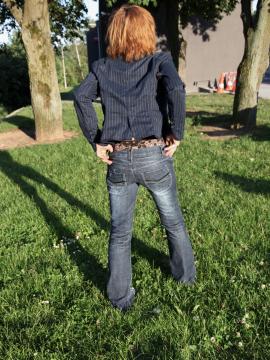 Horny old slut sucks everyone in public — photo 7 of 24