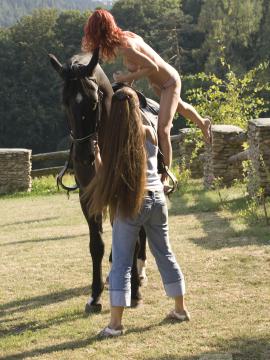 Ariel - Horse BTS (96x) — photo 68 of 96