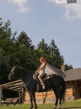 Ariel - Horse BTS (96x) — photo 96 of 96