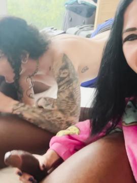 Three Girls Share Cock & Foot Fetish — photo 5 of 15