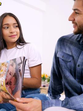 Emma Anturin is a skinny Colombian teen who reads a porno magazine before getting fucked by hung a stud. — photo 5 of 16