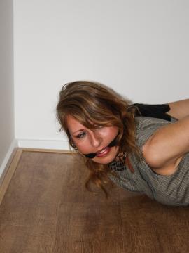 Eve hogtied cleavegagged struggling — photo 5 of 24