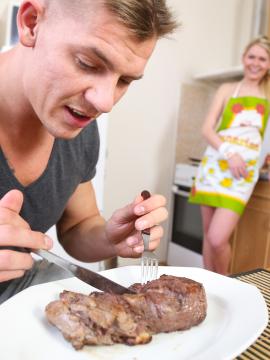 Steak and Blowjob Day!