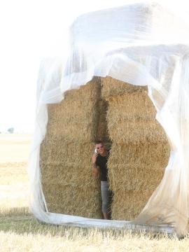 Claudia fucking in bales of hay — photo 2 of 24