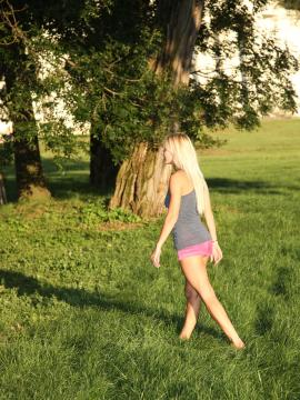 Sabrina stripping in public — photo 1 of 23