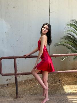 Skimpy Red Dress — photo 8 of 15