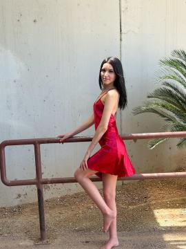 Skimpy Red Dress — photo 9 of 15