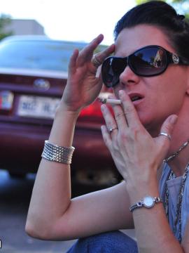 Smoking Mina — photo 6 of 15