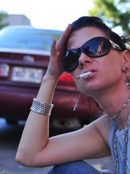 Smoking Mina — photo 7 of 15