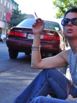 Smoking Mina — photo 8 of 15