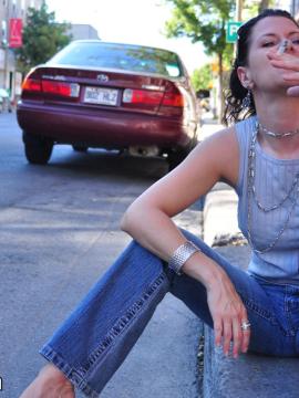 Smoking Mina — photo 14 of 15