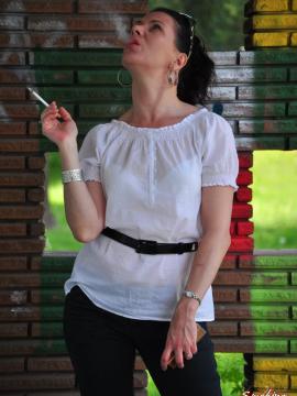 Smoking Mina — photo 10 of 15
