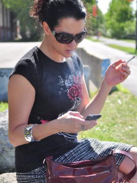 Smoking Mina — photo 8 of 15