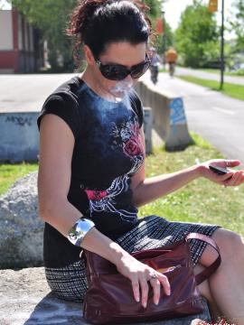 Smoking Mina — photo 9 of 15
