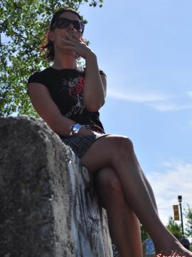 Smoking Mina — photo 12 of 15