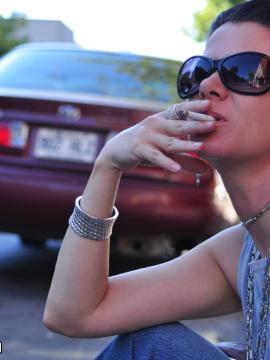 Smoking Mina — photo 6 of 15