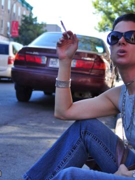 Smoking Mina — photo 7 of 15