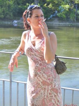 Smoking Mina — photo 10 of 15
