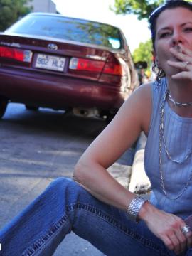 Smoking Mina — photo 11 of 15