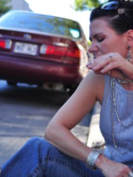 Smoking Mina — photo 12 of 15