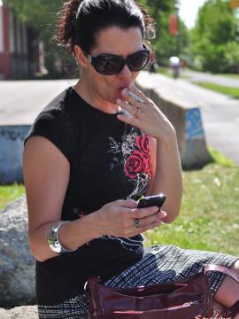 Smoking Mina — photo 9 of 16