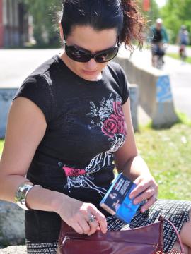 Smoking Mina — photo 12 of 16