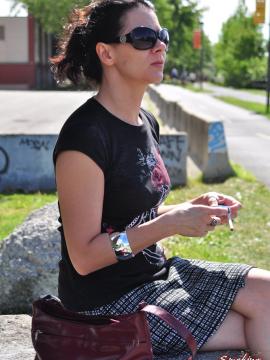 Smoking Mina — photo 14 of 16