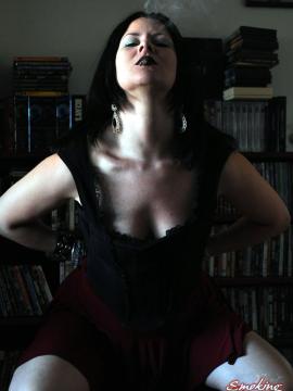 Smoking Mina — photo 10 of 15