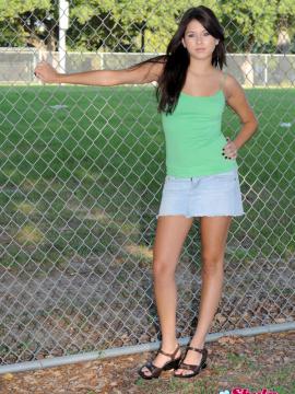 A very cute Shyla loves to flash her perky perfect tits — photo 2 of 12
