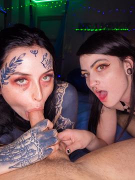Watching Her Tatted Big Tit Girlfriend Get Fucked P - loves to watch Honey get fucked by a man — photo 3 of 15