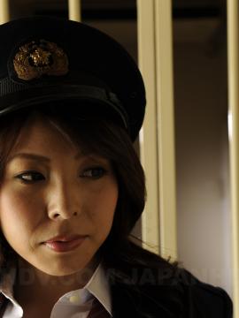 Seductive prison guard in a sexy uniform will make your dick hard — photo 3 of 15