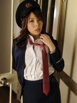 Seductive prison guard in a sexy uniform will make your dick hard — photo 6 of 15