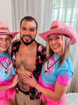 Latino Lover Don Wins Anal Sex w Bubble Butt Baddies  — photo 1 of 15