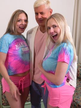 Double Vaginal & Anal Creampie Foursome With Rimming Nymphos  — photo 1 of 15