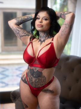 Xwife Karen Tattooed, Busty, And Craves A Massive Cock P - making her big ass bounce in every thrust — photo 2 of 15