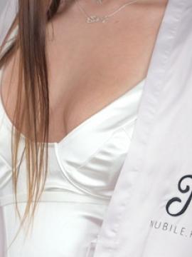 Sky Wonderland looks incredible in lingerie and better naked as she plays a game of sexy truth or dare with her fiance — photo 2 of 16