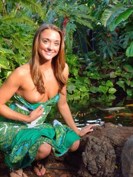 Mary and Aubrey Pantiless in Hawaii