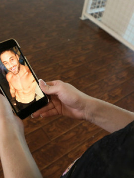 Secretary Jillian Janson is fucking her boss by lifting her miniskirt and letting him feast on and screw her greedy pussy — photo 3 of 16