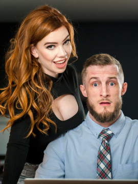 Cock hungry secratary Nala Brooks is hot for her boss and wont stop her seduction until he is pounding her bald pussy — photo 4 of 16