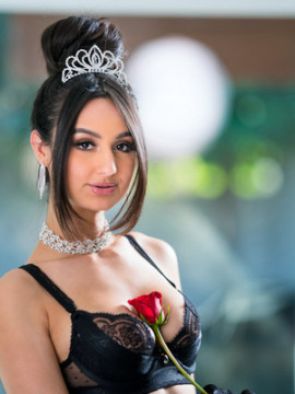 Eliza Ibarra takes a bath, slips into some sexy lingerie, and goes to ride her boyfriend's cock in her greedy bare pussy — photo 10 of 16