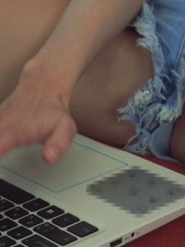 Watching porn is a great warmup for Sybil but this super skinny Eurobabe needs her mans cock to truly please her pussy — photo 2 of 16