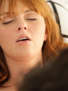 Curvaceous redhead Marie McCray lies back to fully absorb the pleasure of her lovers cock pumping her moist shaved pussy — photo 11 of 16