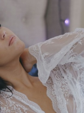 Sexy horny ghost Alina Lopez makes herself real enough to seduce the new renter into satisfying all her hottest desires — photo 1 of 16