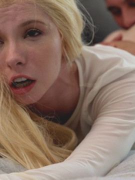 Kenzie Reeves continues her fling with her step uncle by pushing him down and blowing his cock then riding him hard — photo 13 of 16