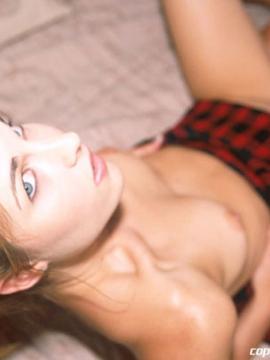 Cute lesbian teens are naked but wearing skirts and eat pussy and ride a dildo — photo 12 of 15