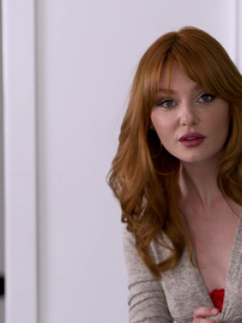 Playful redhead Lacy Lennon startles her lover and gives chase to earn herself a hot pussy pounding in her tight twat — photo 1 of 16