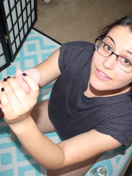 Bella gets blasted with cum — photo 3 of 12